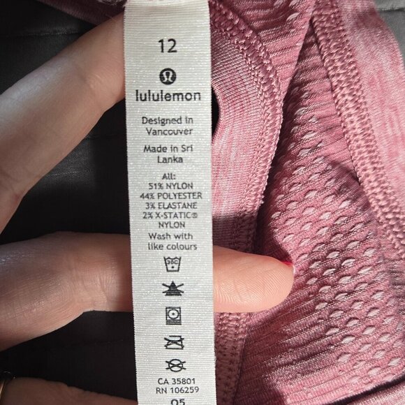 Lululemon Swiftly Tech Racerback Tank 2.0 *Race Length - 12 Spiced Chai/Pink Ros - Picture 6 of 7